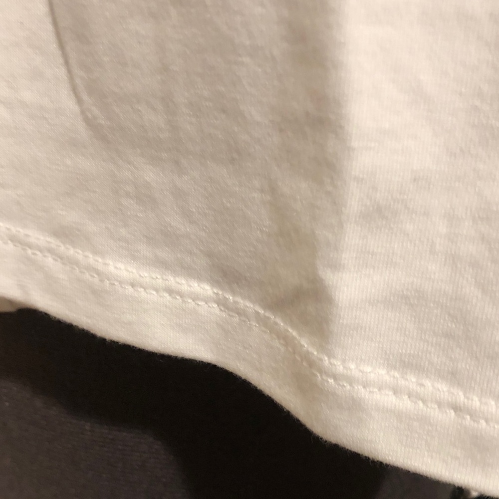 Lands’ End White Women’s Bitton Front Pintuck Top - Picture 11 of 15